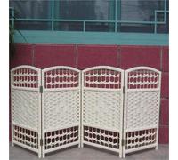 4 6 piezas de protectores opacos plegables tejidos a mano para interiores secretos cortos de fibra tejida de diamante para separador de habitaciones de 70 cm x 50 cm (4 piezas)