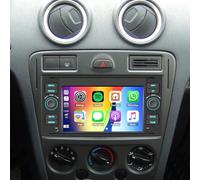 4+64G Android 13 Auto Radio Coche para Ford Fiesta 2005 2006 2007 2008 Carplay Android Auto,2 DIN 7 Pulgadas Radio de Pantalla táctil Bluetooth Multimedia con navegación GPS WiFi FM Mirror Link