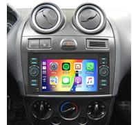 4+64G Android 13 Auto Radio Coche para Ford Fiesta MK5 2006-2008 Carplay Android Auto,2 DIN 7 Pulgadas Radio de Pantalla táctil Bluetooth Multimedia con navegación GPS WiFi FM Mirror Link