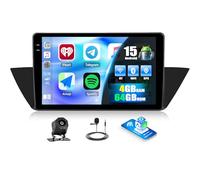 4+64G Android 15 CAMECHO Autoraido para BMW X1 E84 2010-2016 con Cámara Trasera, 10 Pulgadas Bluetooth Radio con Carplay Inalámbrico Android Auto GPS WiFi FM/RDS Mirror Link HD 1280 * 720