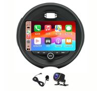 4+64G Autoradio Doble DIN para Mini Cooper F55 F56 F57 2015-2019 Low End con Wireless Carplay Android 9" Touchscreen Android 14 Car Radio GPS Navi Head Unit Bluetooth FM RDS Backup Camera Miror Link