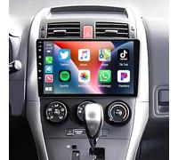 4+64G Double DIN Car Stereo for Toyota Auris 2006-2012, 9" Touch Screen Head Unit Android 14 GPS Sat Navi Bluetooth Touchscreen Car Radio Upgrade with Wireless Carplay Android Backup Camera FM/RDS