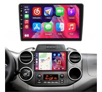 4+64G Inefala Radio de Coche Android 15 para Citroen Berlingo B9 2008-2017/Peugeot Partner 2008-2019, 9'' Pantalla con CarPlay y Android Auto, Radio Coche Bluetooth con Cámara GPS WiFi RDS/FM SWC Mic