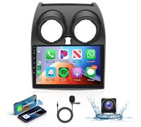 4+64G Podofo Android 9" Autoradio 2 DIN Für Nissan Qashqai J10 2006-2016 Wireless Carplay Android Auto Bluetooth mit Bildschirm WiFi/Navi + AHD Rückfahrkamera HiFi/RDS/FM Radio