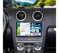 [4+64G] SIXWIN Android 13 Radio Coche para Audi A3 S3 RS3 con CarPlay&Android Auto&Mirror Link,9 Pulgadas Pantalla Táctil con Bluetooth/WiFi/GPS/FM/RDS/USB 32EQ