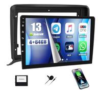 [4+64G] SIXWIN Android 13 Radio Coche para Audi TT MK2 8J (2006-2012) con CarPlay&Android Auto&Mirror Link,9 Pulgadas Pantalla Táctil con Bluetooth/WiFi/GPS/FM/RDS/USB 32EQ