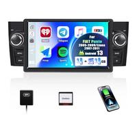 [4+64G] SIXWIN Android 13 Radio Coche para FIAT Punto 2005-2009/Linea 2007-2011 con CarPlay&Android Auto&Mirror Link,7 Pulgadas Pantalla Táctil con Bluetooth/WiFi/GPS/FM/RDS/32EQ