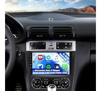 4+64G SIXWIN Android 13 Radio Coche para Mercedes Benz C Klasse W203 W209 C180 C200 2005-2009 con CarPlay&Android Auto&Mirrorlink,9 Pulgadas Pantalla Táctil con Bluetooth/WiFi/GPS/FM/RDS/USB