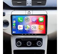 4+64GAndroid 14 Radio de Coche para Passat B7 2010-2014, Passat B6 2005-2010 Touch Screen Head Unit GPS Navi Bluetooth Radio with Wireless Carplay Android Backup Camera WiFi FM/RDS Mirror Link