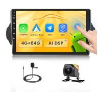 4+64GB Android 15 Radio de Coche para Fiat Egea 2015-2020 Wireless Carplay Android Auto, Pantalla Táctil 9 Pulgadas Bluetooth 2 DIN con GPS, WiFi, RDS FM, EQ, Cámara de Visión Trasera