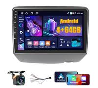 4+64GB Android 15 Radio de Coche para Toyota Yaris 1999-2005 Wireless Carplay Android Auto, Pantalla Táctil 9 Pulgadas Bluetooth 2 DIN con GPS, WiFi, RDS FM, EQ, Cámara de Visión Trasera