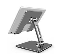 4.7 10.2 15.6 Pulgadas Soporte de Tableta Escritorio Metal for Soporte Monitor teléfono Celular Universal Ajustable(Gray Big)