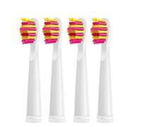 4/8/12/16 cabezales de repuesto, compatibles con cepillos dientes eléctricos Seago y Fairywill. Recambio cerdas for limpieza dental(4 Pcs pink)
