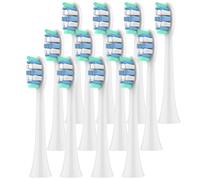 4/8/12/20 piezas compatibles con Philips Sonicare cepillo de dientes eléctrico cabezales de repuesto recargas para 1100 2100 4100 5100 6100 Blanco-8 Piezas