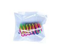 4/8/12 piezas de juguete de plástico con resorte de color for gatos, juguete pequeño interactivo divertido for perros, buenos suministros for gatitos, accesorios for el hogar(Random short,8pcs)