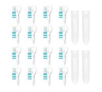 4/8/16 cabezales de repuesto para cepillo de dientes eléctrico Sensible doble limpieza para Braun Oral B Cross Action Power 4732 3733 4734 (16)