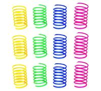 4/8/20/50 piezas de juguetes de resortes for gatos, espiral de resorte for gatitos, juguete interactivo colorido for mascotas, juguetes for gatos y mascotas, productos de juguetes for gatos(12pcs)