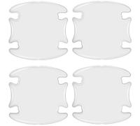 4/8 Pegatinas Protectoras para manija de Puerta de Coche, Pegatinas Transparentes Invisibles para Espejo, Tira anticolisión.