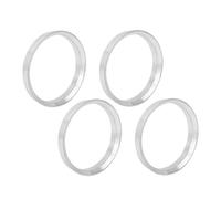 4/8 piezas buje rueda espiga centrada, espaciador aleación aluminio, anillos a prueba golpes para vehículo de automóvil Espaciadores Rueda Adaptador
