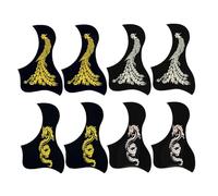 4/8 piezas de placa protectora antiarañazos de PVC para guitarra acústica, accesorio para instrumentos musicales, accesorio para arañazos acústicos folclóricos
