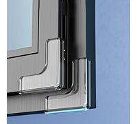 4/8 piezas de protección de esquina de mesa para bebé, protector de ángulo de ventana, esquinas para muebles, mantiene la seguridad de los niños, no afectan al cierre de las ventanas, auto - adhesivo