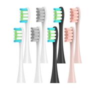4/8pcs Replacement Brush Heads ,Compatible For Oclean ,X/X PRO/ Z1/ F1/ One/Air 2 /SE Sonic Electric Toothbrush DuPont Soft Bristle Nozzles(Grey-8pcs)