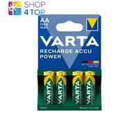 4 AA VARTA RECHARGE ACCU POWER BATTERIES 1350mAh NiMH 1.2V HR6 4BL NUEVO