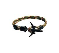 4 abalorios pulsera mamá colores anillos náuticos paraguas cuerda brazalete correa tornillo de acero regalo de cumpleaños para hijo abuela varios regalo clásico pulsera mm anillos, talla única, Metal