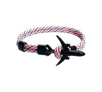 4 abalorios pulsera mamá colores anillos náuticos paraguas cuerda brazalete correa tornillo de acero regalo de cumpleaños para hijo abuela varios regalo clásico pulsera mm anillos, talla única, Metal