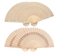 4 Abanicos Huecos De Madera, Abanicos Plegables Huecos, Abanicos Plegables De Mano, Abanicos Plegables Decorativos, Abanicos Clásicos Con Borlas, Adecuados Para Bodas Y Actuaciones