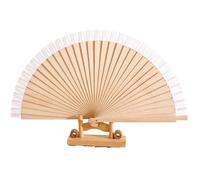 4 abanicos plegables clásicos de madera de 23 cm, accesorios de fotografía tradicionales portátiles