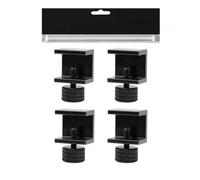 4 abrazaderas ajustables for cama calefactable de vidrio, piezas impresora 3D, clips fijos