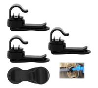 4 abrazaderas magnéticas para tuberías | Clip para tubo de agua, soporte para bolsa de hidratación, accesorio ligero para senderismo y ciclismo.
