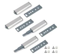 4 abridores de puerta de presión para abrir puertas, amortiguadores para puerta de armario, abridor de presión, cierre de presión para diseño de muebles, empuje para abrir accesorios de puerta de