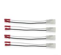 4 adaptadores de arnés de cableado de altavoz de coche para Dodge para Ram Chrysler Jeep, conector de conexión directa de repuesto para altavoces de 6.5 pulgadas, compatible con modelos 2002-2022