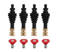 4 adaptadores de barra de extensión de lanza corta con boquilla, 150 mm de longitud, WG630E, WG644, WG629E, WU629, adaptador de varilla de extensión portátil para herramientas y accesorios de lavado
