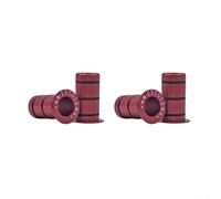 4 adaptadores de eje pasante de 15 mm a 12 mm, convertidor de cubo de aleación de aluminio con anillos de junta de goma, cubos de eje pasante de bicicleta, para una instalación suave y segura y