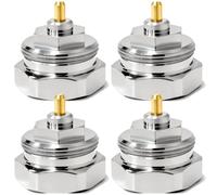 4 adaptadores F/T, ajuste M30 x 1,0 a M30 x 1,5, 1011445, adaptador de válvula termostática, adaptador de válvula, adaptador de cabezal termostático