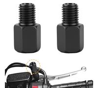4 adaptadores para espejos retrovisores para motocicletas y scooters, tornillos extensores para motocicletas M8/M10 a M10/M8 con rosca derecha, montaje de espejos para motocicletas (M10 bis M10)