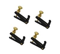 4 afinadores finos para violín, guías de dedo para violín, afinadores de tamaño completo, piezas de ajuste de tamaño estándar 4/4-3/4