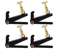 4 Afinadores Finos para Violín Tornillo Dorado Ajustador de Cuerdas de Metal para Violines Acústicos 3/4 y 4/4 Accesorios Musicales