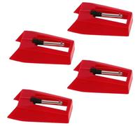 4 agujas para tocadiscos, reemplazo de aguja para tocadiscos, lápiz capacitivo para tocadiscos, reemplazo de lápiz capacitivo de diamante para tocadiscos, accesorios para instalación en la aguja de