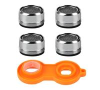 4 aireadores de grifo, piezas de repuesto de filtro de grifo M24, difusor de grifo aireador, boquilla de filtro de grifo macho de 24 mm, aireador de boquilla de grifo de fregadero de cocina, baño,