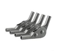 4 Ajustadores de juntas de sofá para sillas de playa, bisagra de acero con opciones de ajuste de 54 a 180 grados (5 niveles 180 grados)