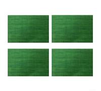 4 alfombrillas de mesa de comedor resistentes al calor y a los arañazos, impermeables y resistentes al aceite para mesas de restaurante y cocina (verde)