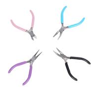 4 alicates ergonómicos para joyería, alambre doblado para moldear cuentas para manualidades y hacer costados
