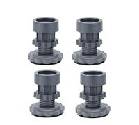 4 almohadillas ajustables antideslizantes para lavadora, 4 piezas ajustables hechas de material TPR. El diámetro inferior de la almohadilla 39s es de 9 cm, el diámetro superior es de 6,5 cm (A)