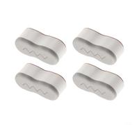 4 almohadillas ajustables para aumentar la altura del bidé con fuertes elevadores de asiento de inodoro y parachoques de tapa estables para una comodidad personalizada y un ajuste seguro