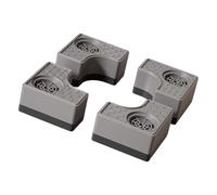 4 almohadillas antideslizantes para muebles de refrigerador, amortiguadores de lavadora, estabilizadores antideslizantes, vibraciones, almohadillas para pies, lavadora, amortiguadores de vibraciones