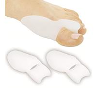 4 almohadillas correctoras de juanetes, con separador de dedos para dedos grandes, escudo de gel para aliviar el juanete, dolor de pies, callos y callos